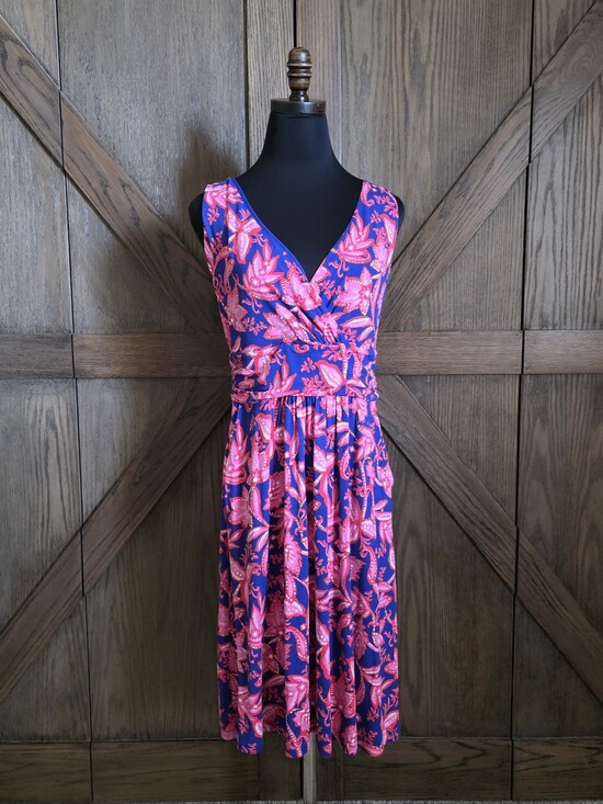 Boden Dresses & Skirts - Boden Jersey Floral Wrap-Style Midi Dress